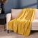 Brentfords Ultra Soft Fleece Blankets Yellow (150x120cm)