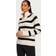 Only Stickad jumper ONLLeise Freya LS Zip High Neck för Dam vit/svart