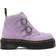 Dr. Martens Devon Flower Buckle Leather Platform Boots - Lilac Milled Nappa