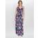 Gina Bacconi Maxene Floral Maxi Dress, Pink/Navy