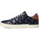 Coach Lowline Flocked Leather Sneaker Midnight Navy