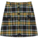 Kenzo A-line Checked Mini Skirt - Dark Khaki