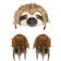 Elope Sloth Plush Headband & Paws Kit