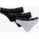 HUGO BOSS Stripe Logo Slips - Black/White