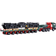 Viessmann Man Sk with Scheuerle Platform Car & Rail Crane Undercarriage 13601