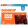 Dunkin' Donuts Cold Brew Coffee Packs 240g 2pcs 1pack