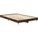 vidaXL Bed Frame Smoked Oak 20cm Sengeramme 120x190cm