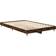 vidaXL Bed Frame Smoked Oak 20cm
