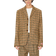 Kenzo Checked Suit Jacket - Dark Camel