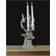 B&Q Resin Stag Head 4 Taper Holder Candlestick