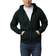 Gildan Men's Fleece Zip Hoodie Sweatshirt - Black