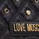 Love Moschino Nylon Eyelets Color Handbag - Black