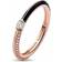 Pandora ME Pavé & Double Ring - Rose Gold/Black/Transparent