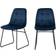 SECONIQUE Lukas Sapphire Blue Kitchen Chair 2pcs