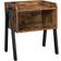 B&Q Marco Paul Rustic Mahogany Side Small Table