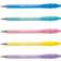 Paper Mate Flexgrip Ultra Ballpoint Pens Pastel Barrels 1.0mm 5-pack