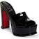 Christian Louboutin Amali Mule Alta - Black