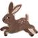 Filibabba Bella the Rabbit Carpet 39.4x34.6"