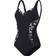 Speedo Women's Shaping Printed LunaElustre Swimsuit Black/Grey