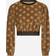 Dolce & Gabbana Short chenille sweatshirt with jacquard DG logo