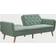 Novogratz Tallulah Memory Light Green Velvet Sofa 83" 2 Seater