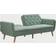 Novogratz Tallulah Memory Light Green Velvet Soffa 210.8cm 2-sits