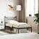 vidaXL Metal Bed Frame with Headboard