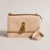 Ted Baker SSLOANE Taupe Leather Padlock Mini Shoulder Bag