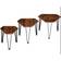 tectake Torquay Småbord 52x58.7cm 3stk