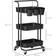 Homcom 3 Tier Utility Cart Trolley Table 42x38cm