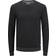 Jack & Jones Atlas Round Neck Knitted Sweater - Grey/Dark Grey Melange