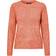 Vero Moda Doffy O-Neck Long Sleeved Knitted Sweater - Orange/Tangerine Tango