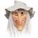 Bristol Novelty Witch overhead mask with hat & hair