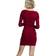 Urban Classics Ladies Cut Out Mini Knit Evening Dress - Ruby