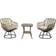 Furniture One Rattan 6 Modular Garden Bistro Set