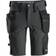 Snickers Workwear Stretch Shorts 6108 Aftagelige Lommer - Koksgrå/Sort