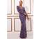 Goddiva Geo Sequin Long Sleeve Maxi Dress