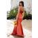 Goddiva Cowl Back Satin Maxi Dress