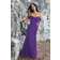 Goddiva Chiffon Bardot Cowl Neck Maxi Dress