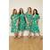 Yumi Green Floral Midi Dress