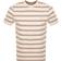 Farah Vintage Coxsone Multi Stripe T Shirt Beige