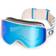 Chloe SONNENBRILLE in Elfenbein & Blau Blue. all. Elfenbein & Blau all