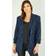 Yumi Sequin Blazer Navy