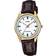 Casio ltp-v005gl-7a standard-analog-damenuhr mit weißem zifferblatt und