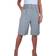 Paulo Due Women's Wide Leg High Waist Loose Fit Shorts - Light Grey