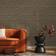 Boutique Chunky Weave Textured Plain Rust Wallpaper