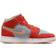 Nike Air Jordan 1 Mid SE Denim Red GS - Cinnabar/Hemp/White