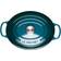 Le Creuset Deep Teal Signature Cast Iron Oval avec couvercle 4.1 L