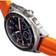 Shield sonar chronograph w/date orange