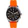 Shield sonar chronograph w/date orange